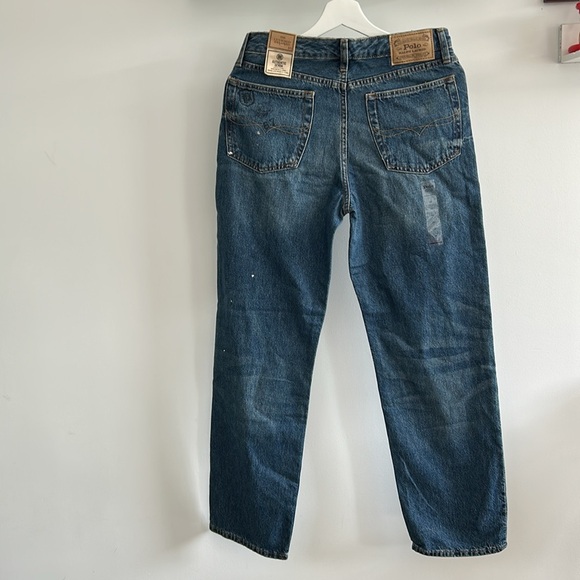 ✨Host pick✨Polo by Ralph Lauren Blue and Yellow Cartoon Patch Jeans - Picture 10 of 12